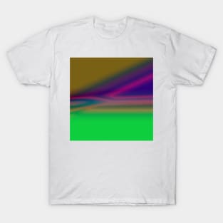 BLUE GREEN PINK TEXTURE ART T-Shirt